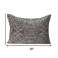 20" X 6" X 14" Transitional Champagne Pillow Cover With Poly Insert