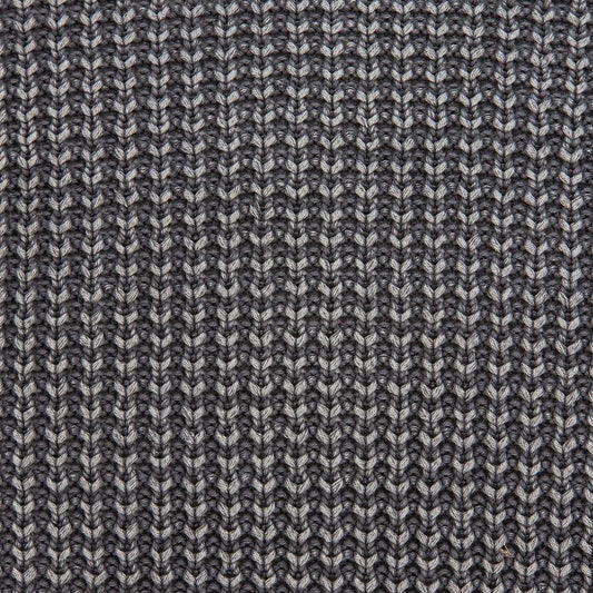 20" X 7" X 20" Transitional Charcoal Pillow Cover With Poly Insert
