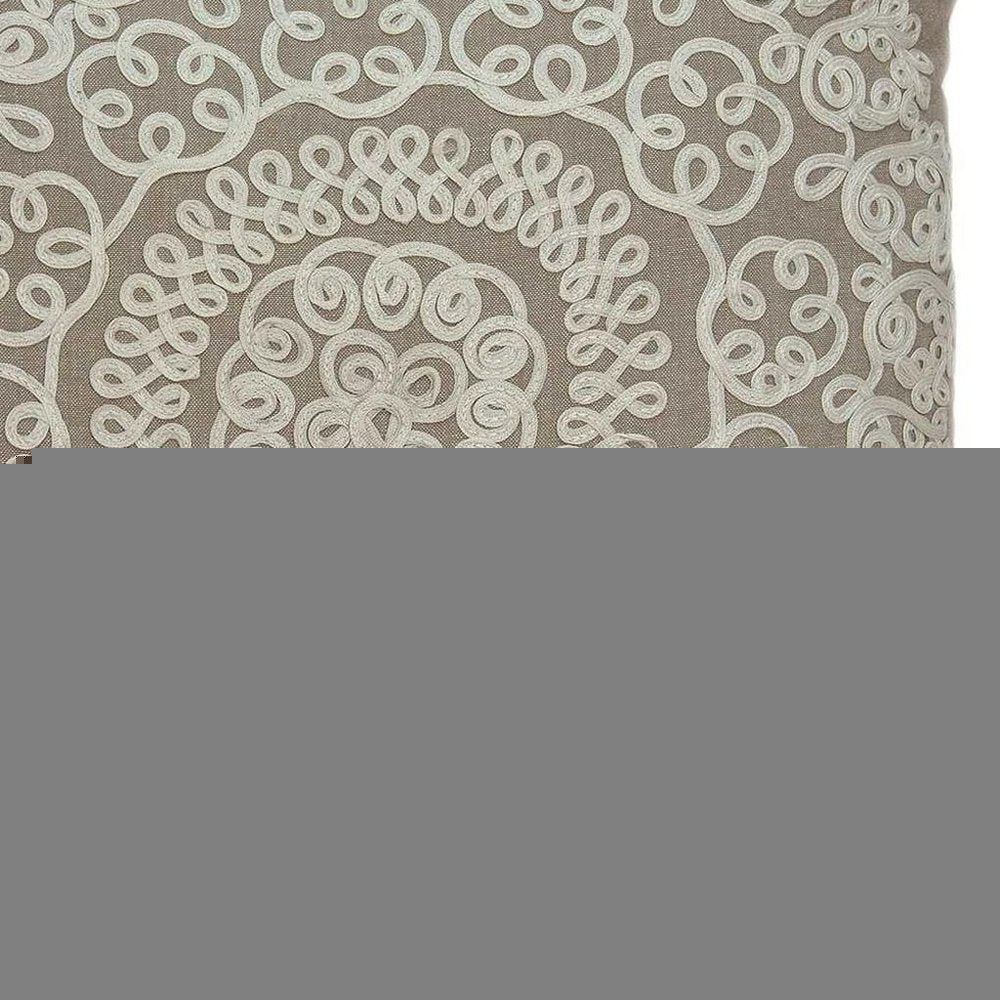 20" X 7" X 20" Traditional Tan Pillow Cover With Poly Insert