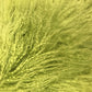 24" Lime Green Genuine Tibetan Lamb Fur Pillow With Microsuede Backing