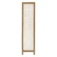 71" Clear Folding Three Panel Screen Room Divider