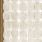 84" Clear Capiz Mother of Pearl Folding Three Panel Screen Room Divider