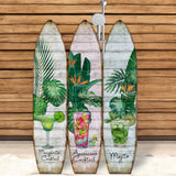 71" Green Solid Wood Folding Three Panel Screen Room Divider