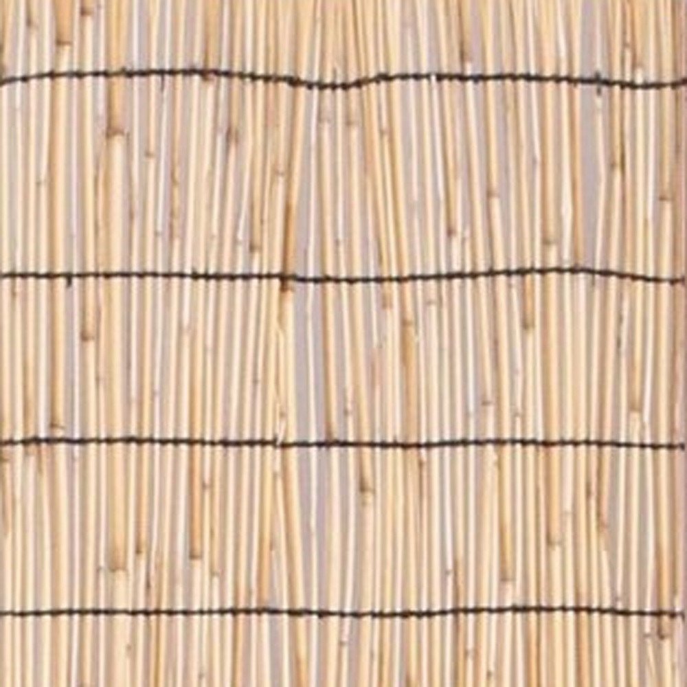 67" Natural And White Wood Folding Three Panel Screen Room Divider