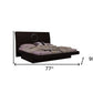 Brown Wood King Bed Frame