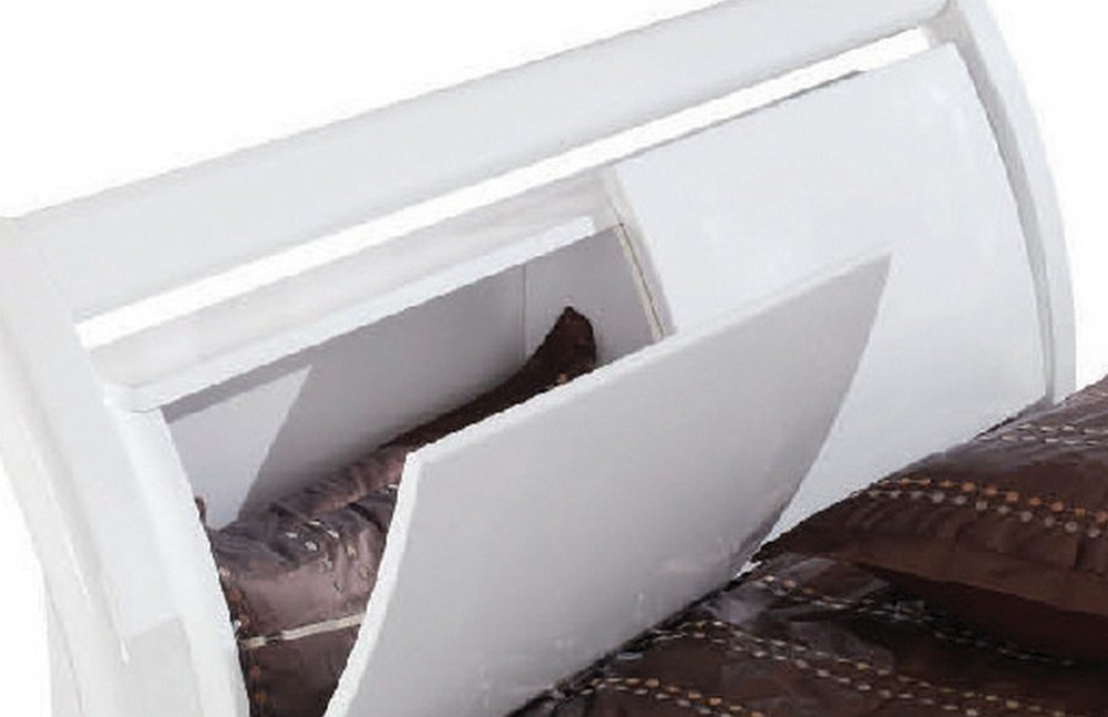 63" White Wood Six Drawer Double Dresser