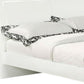 63" White Wood Six Drawer Double Dresser