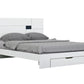 Four Piece White Solid Wood Bedroom Set With Mirror