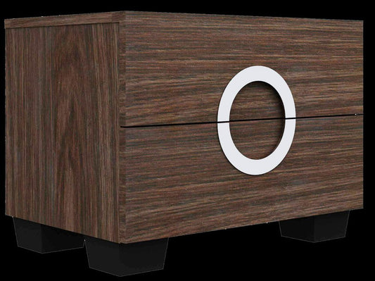 Four Piece Wood Brown Solid Wood Bedroom Set With Mirror