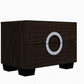 Four Piece Wood Brown Solid Wood Bedroom Set With Mirror