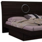 Four Piece Wood Brown Solid Wood Bedroom Set With Mirror