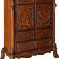 20" X 66" X 38" Cherry Oak Wood Poly Resin Dresserserver
