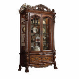 20" Dark Brown Solid Wood