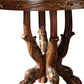 48" Brown Solid Wood Dining Table
