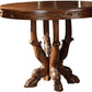 48" Brown Solid Wood Dining Table