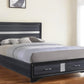 Black And Gray Wood Queen With Two Drawers Bed Frame