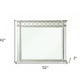 42" Silver Wood Framed Mounted Dresser Mirror