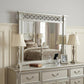 42" Silver Wood Framed Mounted Dresser Mirror