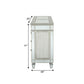 68" Gray Wood Six Drawer Double Dresser