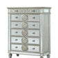 68" Gray Wood Six Drawer Double Dresser