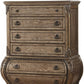 41" Brown Solid Wood 11 Combo Dresser
