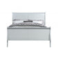 King Silver Sleigh Bed