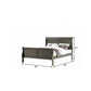 Dark Gray King Sleigh Bed