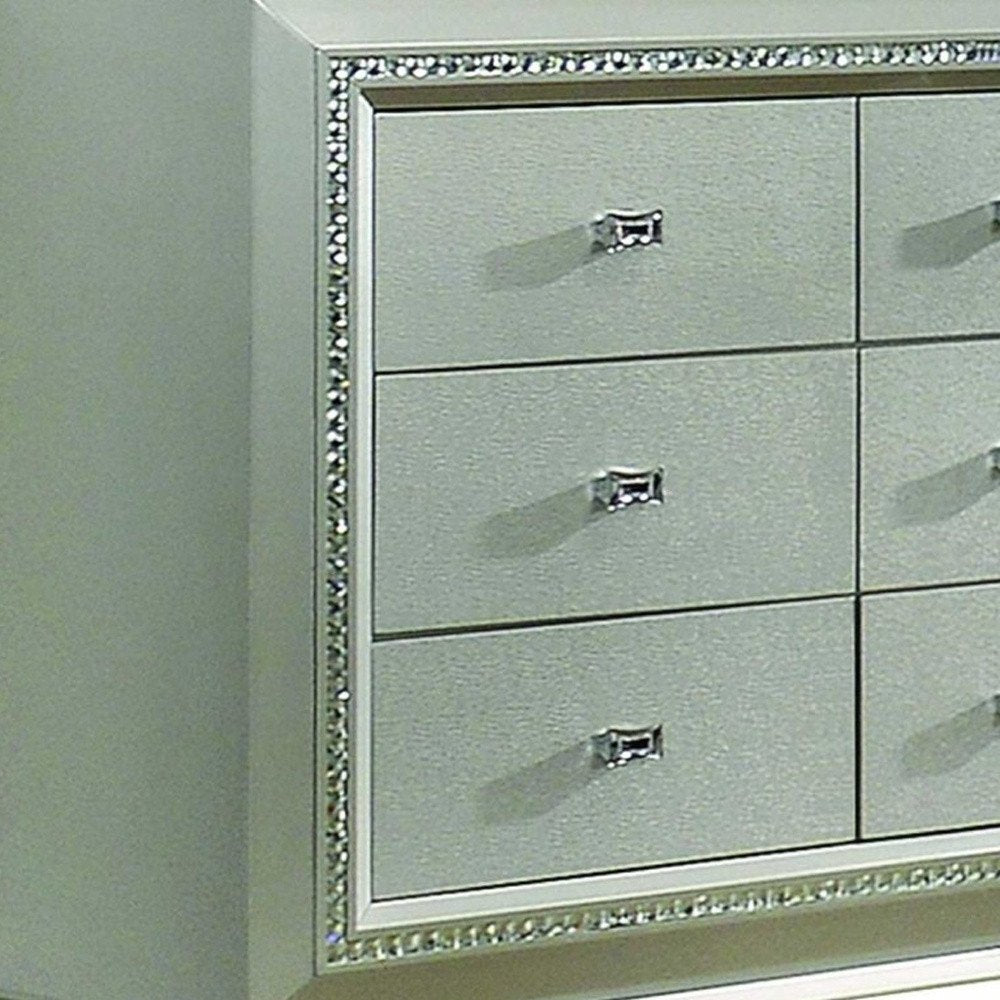 18" Champagne Five Drawer Standard Chest