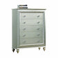 18" Champagne Five Drawer Standard Chest