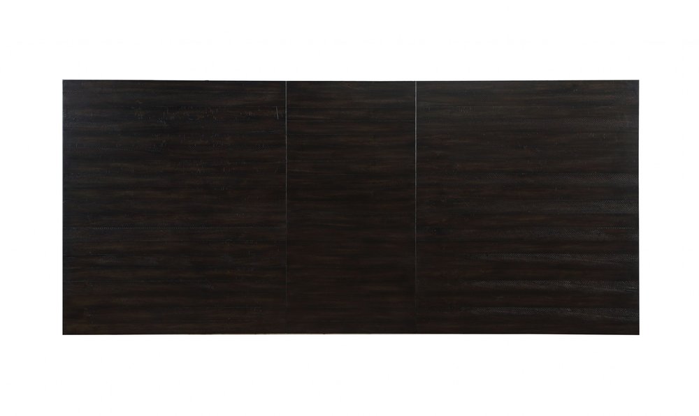 104" Brown Solid Wood Trestle Base Dining Table