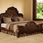 Brown Solid Wood Bed Frame