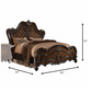 Brown King Bed Frame