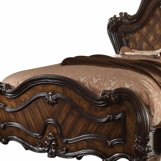 Dark Brown Queen Bed Frame