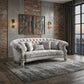 55" Brown Velvet Curved Sofa And Toss Pillows