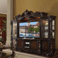 118" Dark Brown Solid Wood Floating Mount Entertainment Center