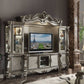 118" Platinum Solid Wood Floating Mount Entertainment Center