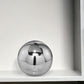 3" Silver Metal Decorative Orb