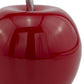 13" Silver Buffed Aluminum Decorative Apple Tabletop Sculpture