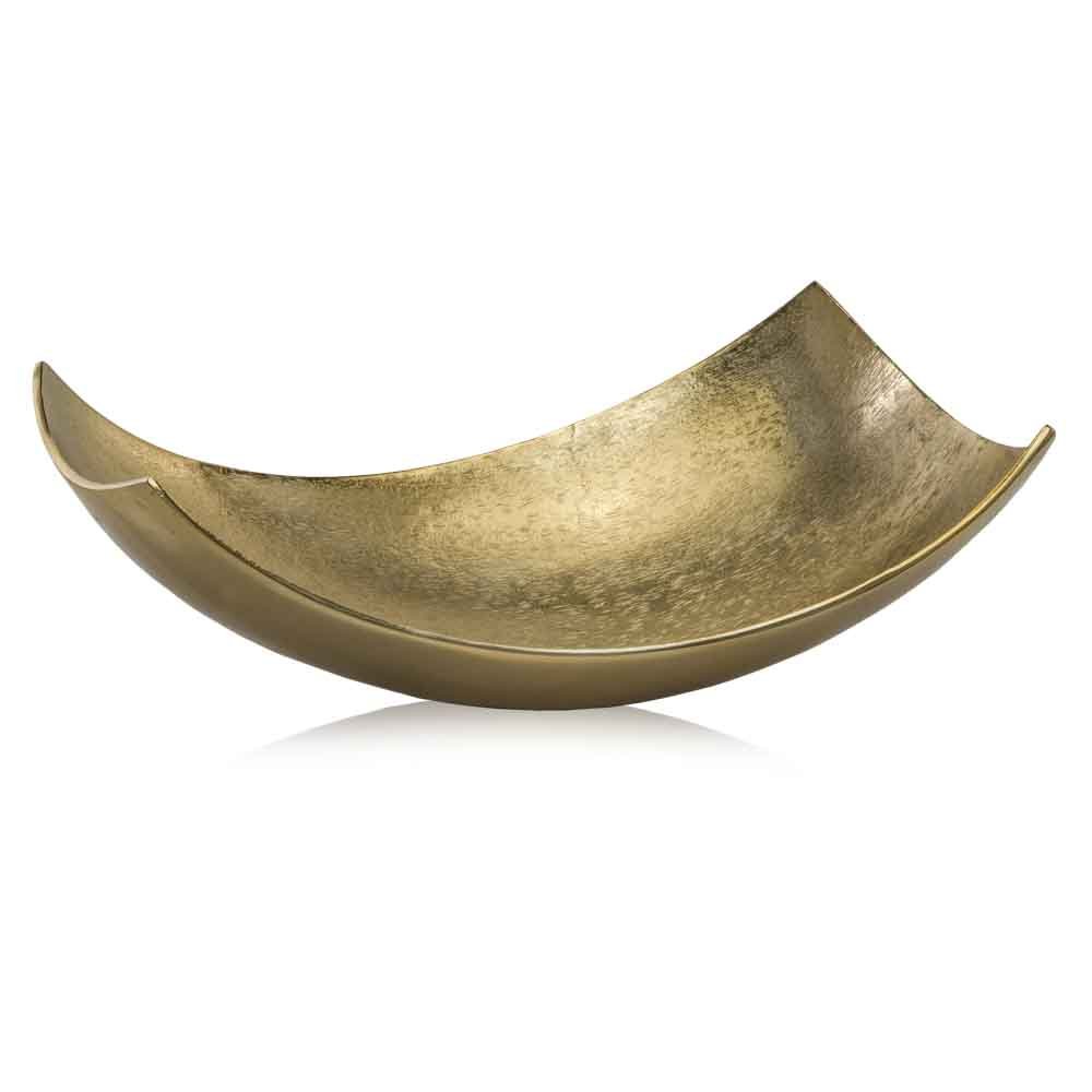 5" Silver Buffed Aluminum Decorative Bowl