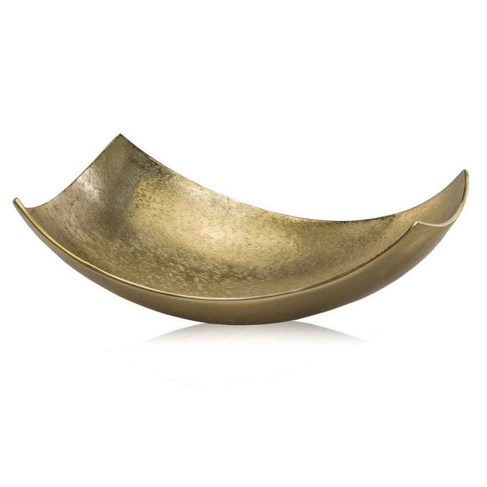 5" Silver Buffed Aluminum Decorative Bowl