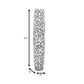 47" Aluminum Silver Twigs Cylinder Floor Vase