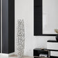 32" Aluminum Gold Twigs Cylinder Floor Vase