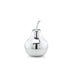 7" Silver Buffed Aluminum Decorative Pear Tabletop Sculpture