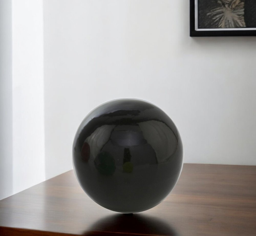 3" Silver Metal Decorative Orb