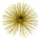 10" Antique Gold Finish Large Urchin Sphere