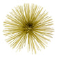 Set of Two White Iron Decorative Spiky Sphere Tabletop Sculpture