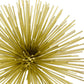 Set of Two White Iron Decorative Spiky Sphere Tabletop Sculpture
