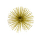 Set of Two White Iron Decorative Spiky Sphere Tabletop Sculpture