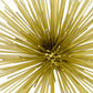 Set of Two White Iron Decorative Spiky Sphere Tabletop Sculpture