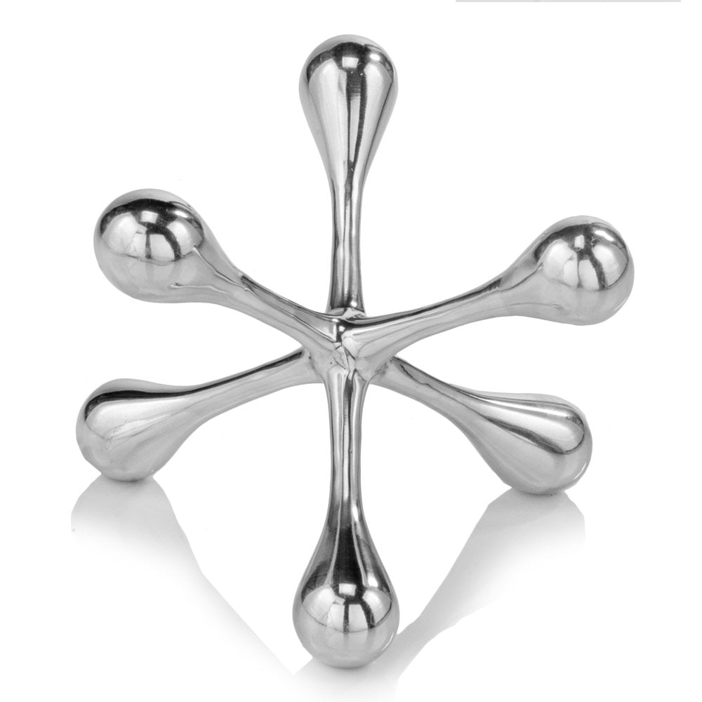5" Silver Finish Decorative Jack